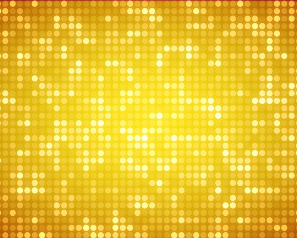 Background of multiples yellow dots